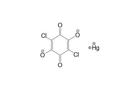 2,5-DICHLORO-3,6-DIHYDROXY-p-BENZOQUINONE, MERCURY DERIVATIVE