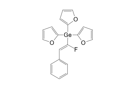 (E)-1-FLUORO-2-PHENYL-1-[TRI-(2-FURYL)-GERMYL]-ETHENE