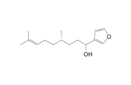 (S)-1-(3'-Furyl)-4,8-dimethyl-7-nonen-1-ol