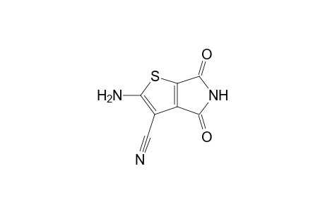 4H-Thieno[2,3-c]pyrrole-3-carbonitrile, 2-amino-5,6-dihydro-4,6-dioxo-