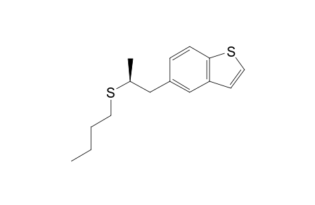 (S)-5-(2-(butylthio)propyl)benzo[b]thiophene