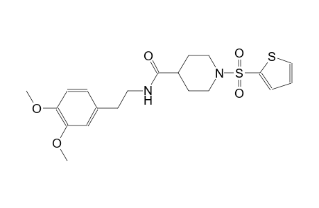 N-[2-(3,4-dimethoxyphenyl)ethyl]-1-(2-thienylsulfonyl)-4-piperidinecarboxamide