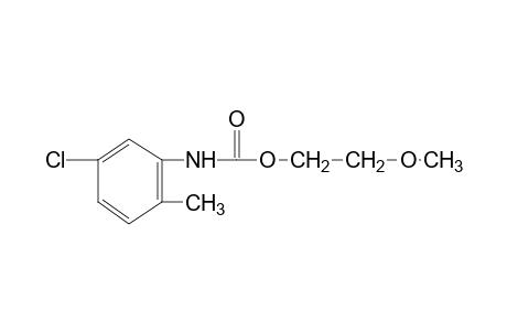 5-chloro-2-methylcarbanilic acid, 2-methoxyethyl ester