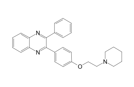 2-[4-(2-Piperidine)ethoxyphenyl]-3-phenylquinoxaline