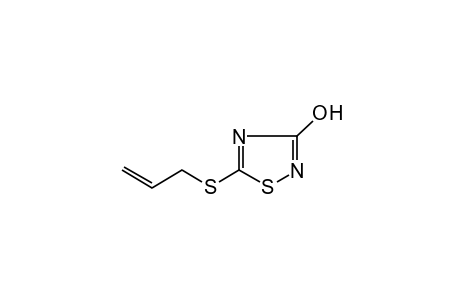 5-(allylthio)-1,2,4-thiadiazol-3-ol