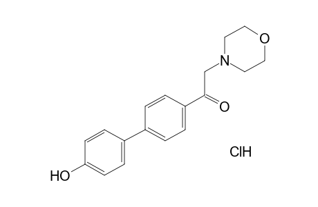 4'-(p-hydroxyphenyl)-2-morpholinoacetophenone, hydrochloride