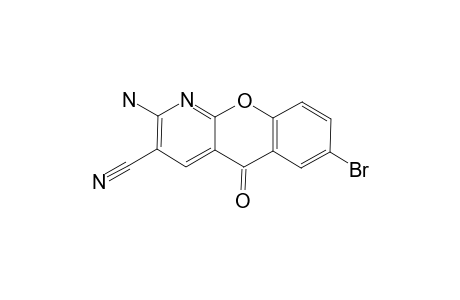 2-Amino-7-bromo-5-oxo-5H-[1]benzopyrano[2,3-b]pyridine-3-carbonitrile