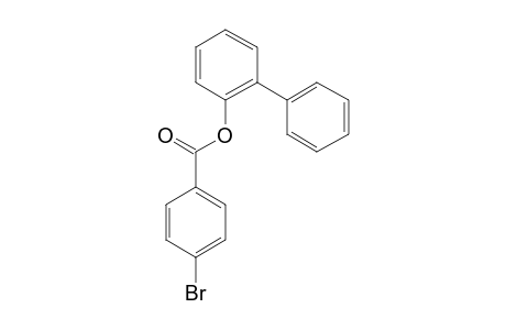 4-Bromobenzoic acid, 2-biphenyl ester