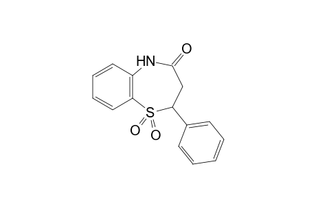 2-Phenyl-2,3,4,5-tetrahydro-1,5-benzothiazepin-4-on, 1,1-dioxid