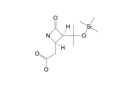 (3S,4S)-3-(1-HYDROXY-1-TRIMETHYLSILYLOXYETHYL)-4-CARBOXYMETHYL-2-AZETIDINONE