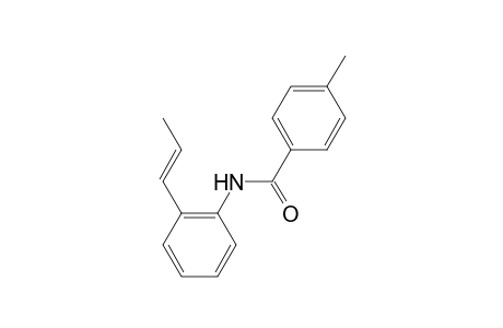 4-Methyl-N-[2-[(1E)-1-propenyl]phenyl]benzamide