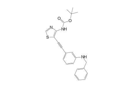 tert-Butyl N-(5-{3-[(Benzylamino)phenyl]ethynyl}-1,3-thiazol-4-yl}carbamate