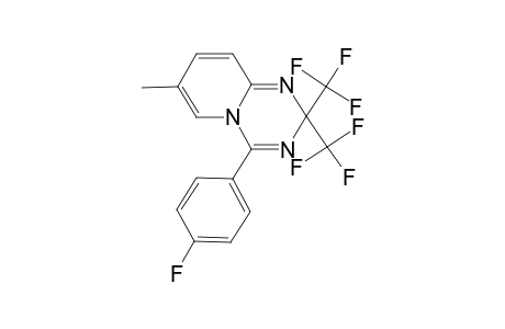 4-(4-Fluoro-phenyl)-7-methyl-2,2-bis-trifluoromethyl-2H-pyrido[1,2-a][1,3,5]triazine