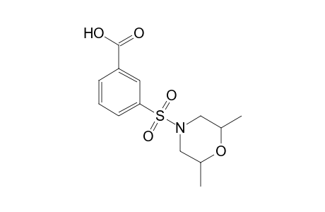 benzoic acid, 3-[(2,6-dimethyl-4-morpholinyl)sulfonyl]-