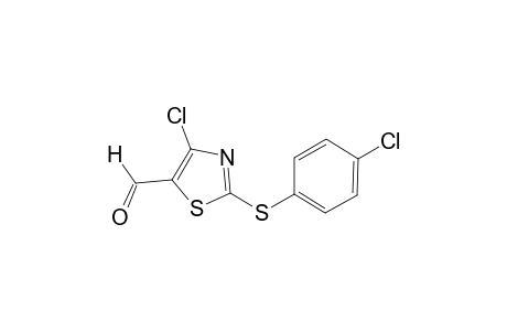 4-CHLORO-2-(4-CHLOROPHENYLTHIO)-THIAZOLE-5-CARBALDEHYDE