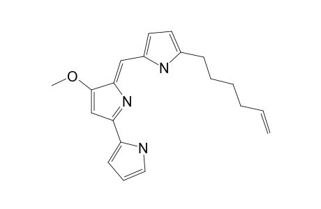 2-[5'-(hex-5""-Enyl)-2'-pyrrolyl)methylene]-5-(pyrrol-2""'-yl)-3-methoxy-2H-pyrrole