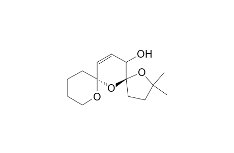 trans-2,2-Dimethyl-15-hydroxy-1,6,8-trioxadispiro[4.1.5.3]pentadec-13-ene