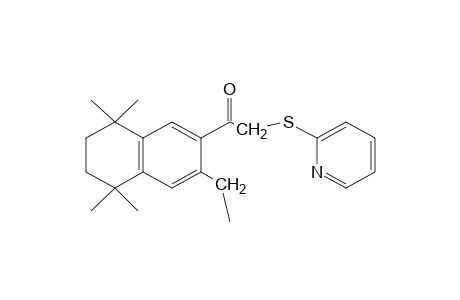 3'-ethyl-2-[(2-pyridyl)thio]-5',6',7',8'-tetrahydro-5',5',8',8'-tetramethyl-2'-acetonaphthone