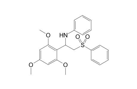 N-(2-(Phenylsulfonyl)-1-(2,4,6-trimethoxyphenyl)ethyl)aniline