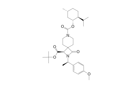 2-[(S)-1-(4-METHOXYPHENYL)-ETHYL]-3-OXO-2,7-DIAZASPIRO-[3.5]-NONANE-1,7-DICARBOXYLIC-ACID-1-TERT.-BUTYLESTER-7-(+)-MENTHYLESTER;MAJOR-DIASTEREOME