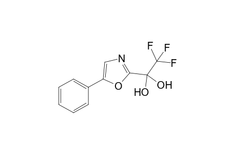 2,2,2-Trifluoro-1-(5-phenyl-1,3-oxazol-2-yl)ethanediol