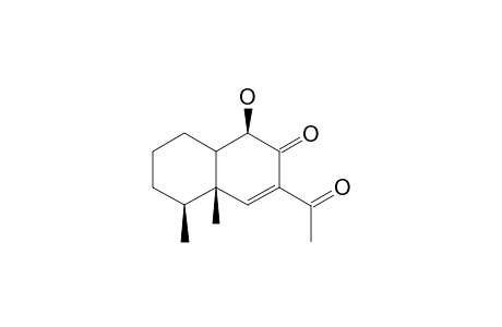 3-Acetyl-,4a,5,6,7,8,8a-hexahydro-1-hydroxy-4a,5-dimethylnaphthalen-2(1H)-one -yl