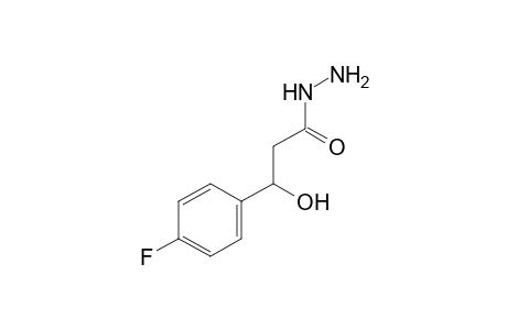 3-(p-Fluorophenyl)hydracrylic acid, hydrazide