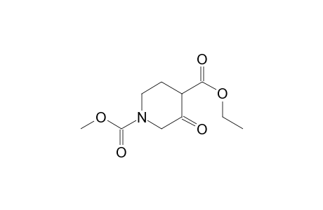 3-ketopiperidine-1,4-dicarboxylic acid O4-ethyl ester O1-methyl ester