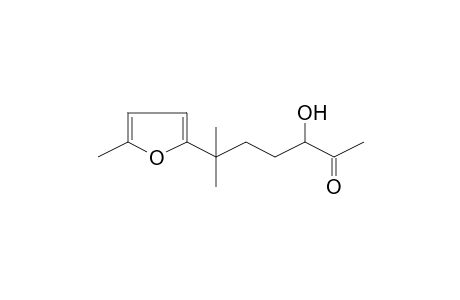 3-Hydroxy-6-methyl-6-(5-methyl-2-furyl)-2-heptanone