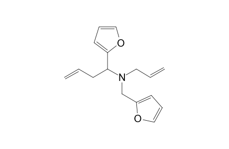 1-(2-furanyl)-N-(2-furanylmethyl)-N-prop-2-enyl-3-buten-1-amine