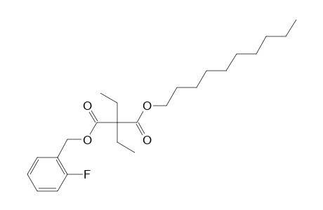 Diethylmalonic acid, decyl 2-fluorobenzyl ester