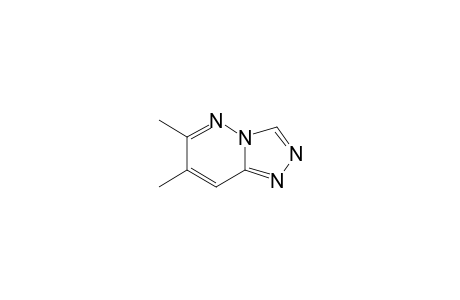 s-Triazolo[4,3-b]pyridazine, 6,7-dimethyl-