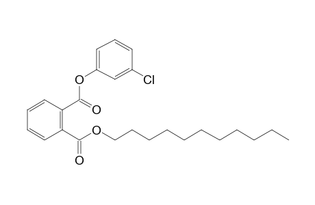 Phthalic acid, 3-chlorophenyl undecyl ester