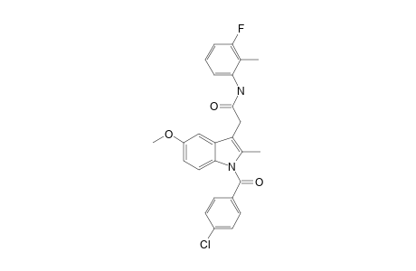 1H-Indole-3-acetamide, 1-(4-chlorobenzoyl)-N-(3-fluoro-2-methylphenyl)-5-methoxy-2-methyl-