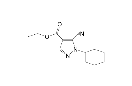 5-cyano-1-cyclohexyl-pyrazole-4-carboxylic acid ethyl ester