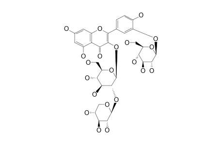 QUERCETIN-3-O-BETA-XYLOPYRANOSYL-(1->2)-BETA-GLUCOPYRANOSIDE-3'-O-BETA-GLUCOPYRANOSIDE