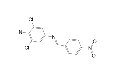 2,6-Dichloro-n~4~-[(4-nitrophenyl)methylidene]-1,4-benzenediamine