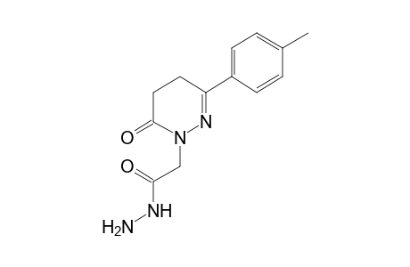 5,6-dihydro-6-oxo-3-p-tolyl-1(4H)-pyridazineacetic acid, hydrazide