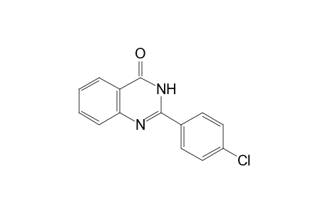 2-(p-chlorophenyl)-4-(3H)-quinazolinone