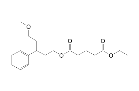 Glutaric acid, ethyl 5-methoxy-3-phenylpentyl ester