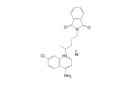 4-Amino-7-chloro-1-(5-(1,3-dioxoisoindolin-2-yl)pentan-2-yl)quinolinium bromide