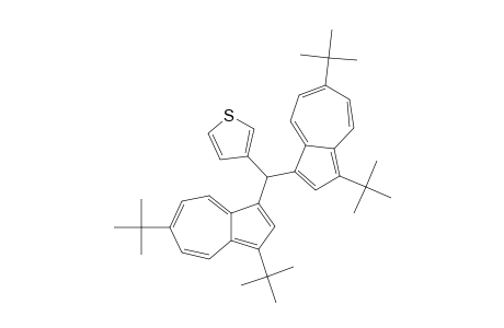 BIS-(3,6-DI-TERT.-BUTYL-1-AZULENYL)-2-THIENYLMETHANE