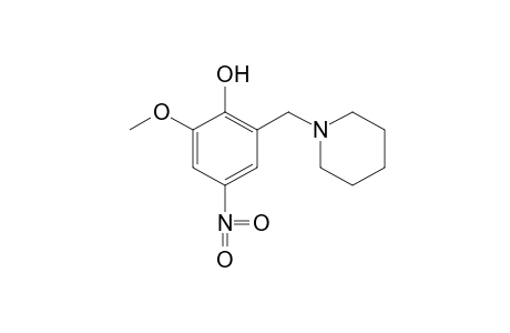 6-METHOXY-4-NITRO-alpha-PIPERIDINO-o-CRESOL