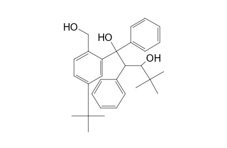 5-Tert-butyl-alpha-[alpha-(2,2-dimethyl-1-hydroxypropyl)benzyl]o-xylene-alpha-phenyl-o-xylene-alpha,alpha'-diol