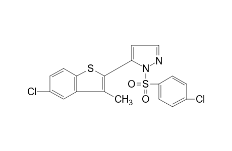 5-(5-chloro-3-methylbenzo[b]thien-2-yl)-1-[(p-chlorophenyl)sulfonyl]pyrazole