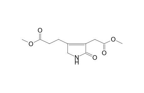 3-(4-Methoxycarbonylmethyl-5-oxo-2,5-dihydro-1H-pyrrol-3-yl)-propionic acid, methyl ester