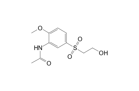 Acetamide, N-[5-[(2-hydroxyethyl)sulfonyl]-2-methoxyphenyl]-