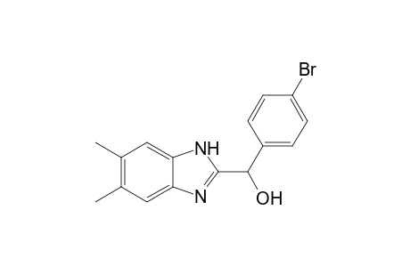 2-Benzimidazolemethanol, .alpha.-(p-bromophenyl)-5,6-dimethyl-