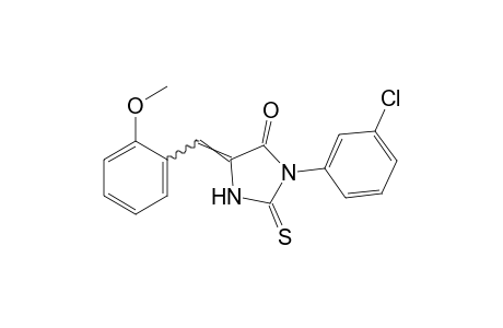 3-(m-chlorophenyl)-5-(o-methoxybenzylidene)-2-thiohydantoin