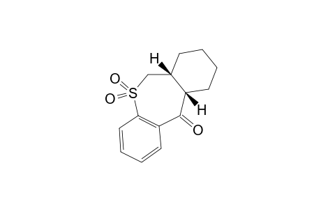 TRANS-6A-H,10A-H-6,6A,7,8,9,10,10A,11-OCTAHYDRO-11-OXODIBENZO-[B,E]-TIEPINE